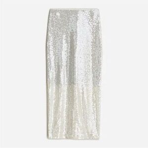 J. Crew Collection Sequin Pencil Skirt